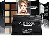 Aesthetica Cosmetics Cream Contour and Highlighting Makeup Kit- Contouring Foundation + Concealer Palette-Vegan,Cruelty free Hypoallergenic-Step by Step Instructions Included Aesthetica Cosmetics Cream Contour and Highlighting Makeup Kit- Contouring Foundation + Concealer Palette-Vegan,Cruelty free Hypoallergenic-Step by Step Instructions Included