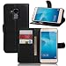 Produktbild Huawei Honor 5C / Honor 7 Lite / GT3 Hülle Moonmini Folio Wallet Case Glitzer Schale Tasche PU Leder Handyhülle Flip Case Booklet Klapphülle Geldbörse mit Standfunktion Stoßfest Handyhülle für Huawei Honor 5C / Honor 7 Lite / GT3