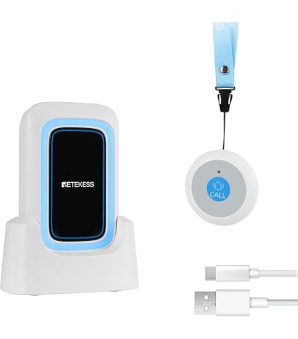 Sistema Di Chiamata Wireless Per Infermieri – Orologio Cercapersone Impermeabile IPX7 Con Batteria Lunga Durata