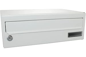 Sterling Wharfe Boîte aux lettres horizontale Blanc