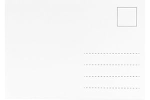 ‎IDEEN MIT HERZ Ideen mit Herz 100 Blanko-Postkarten, weiß | Din A6, 10,5cm x 14,8cm | bedruckbar | stabile Ausführung, 300 g/m²