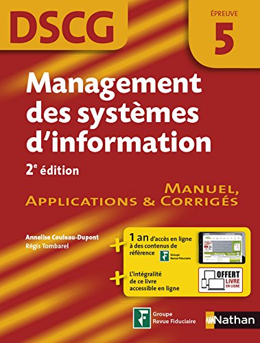 Télécharger Management des systèmes d'information - DSCG 5 PDF Livre eBook France