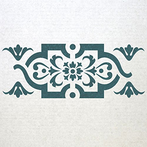 J Boutique pochoirs Frise murale pochoirs Motif 013 réutilisable modèle pour DIY Décoration murale