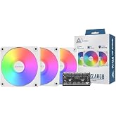 MONTECH GF120 V2 ARGB PWM 120mm Kasa Fanı &ndash; 3&rsquo;l&uuml; Set, Y&uuml;ksek Hava Akışı, Hidrolik Rulman, Sessiz Performans, Canlı ARGB Aydın