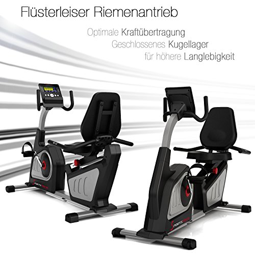 Sportstech ES600 Profi Ergometer mit Smartphone APP Steuerung & integriertem Stromgenerator + 14KG Schwungmasse & 16 Stufen elektr. Magentbremssystem + Pulsgurt, HRC, otimalem ergonomischen Sitzkomfort - 3