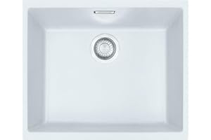 Franke Sirius SID110-50PW 1.0 Bowl Tectonite Undermount White Kitchen Sink