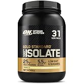 Optimum Nutrition Gold Standard 100% Whey Protein Isolate Powder | Vanilla, 930g, 31 Services, BCAAs &amp; Glutamine, Pre &amp; Post