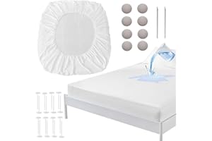 LANSKYLAN Matratzenschoner 140 x 200 Matratzenschutz Wasserdicht Matratzen Inkontinenzbezug Atmungsaktiv Matratzenauflage 140x200cm Matrazenschutzbezug Matratzenbezug für die Betten der Kinder