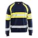 Produktbild Blakläder 3359115889334 X L Hohe Sichtbarkeit Sweatshirt Größe 4 X L in navy blau/gelb 1