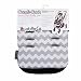 Comfi Cush Reversible Memory Foam Seat Liner suitabel fro use in Prams and Pushchairs. Zig Zag Grey