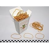 Progom - Elastiques - 60(38)mm x 10mm - blond - sac de 1kg Progom - Elastiques - 60(38)mm x 10mm - blond - sac de 1kg