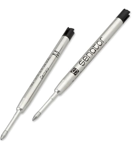 Senator G2 - Set di 2 ricariche per penna a sfera in etallo, colore