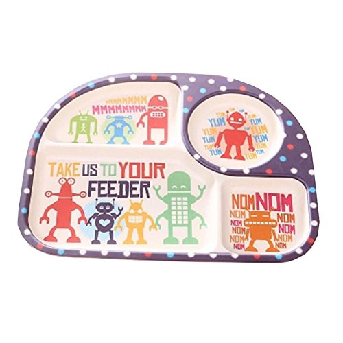 Kids Toddler Divided Plates/ Baby Feeding Utensils/ Tableware Sets