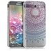 Produktbild kwmobile Hülle für Samsung Galaxy J7 (2017) DUOS - TPU Silikon Backcover Case Handy Schutzhülle - Cover klar Indische Sonne Design Blau Pink Transparent