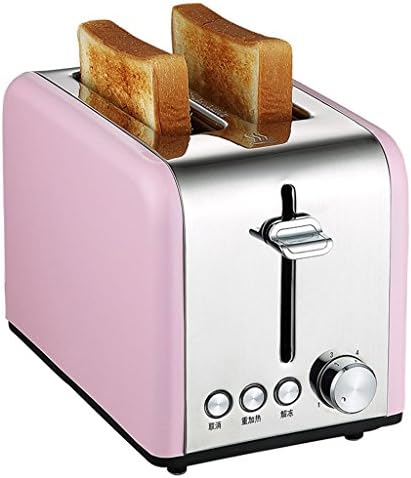 Stainless Steel Toaster 2 Slice For Thawing, Heating, Barbecue, Baking , stainless steel pink
