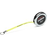 Lufkin W606PM Executive Pocket Diameter Measuring Tape, 2 m x 6 mm for Measuring Diameters in mm, with Chrome Housing