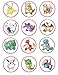 Produktbild Pokemon Go Pokedex edible cake image cake topper cake decoration for cupcake -12x2 by Kopykake