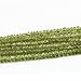 Produktbild Big Halloween Verkauf 2 Lange Strähnen Peridot facettiert Rad Rondelles – Peridot roundles Perlen 5 mm 20,3 cm sb1406