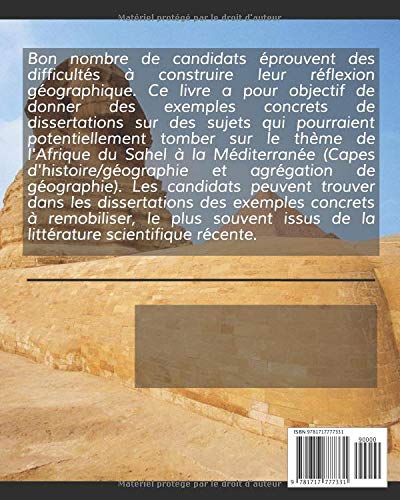 Book's Cover of 10 dissertations sur l'Afrique du Sahel et du Sahara à la Méditerranée: Capes/Agrégations Histoire/Géographie
