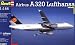 Produktbild Revell Modellbausatz Flugzeug 1:144 - Airbus A320 Lufthansa im Maßstab 1:144, Level 3, originalgetreue Nachbildung mit vielen Details, Zivilflugzeug, Passagierflugzeug, 04267
