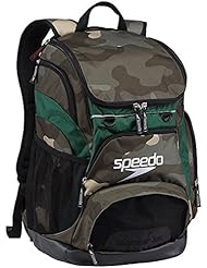 Speedo T-KIT Teamster Mochila, Unisex Adulto, Verde (Green / Yellow), 35 l