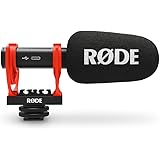 RØDE VideoMic GO II Microfono Shotgun Ultra-compatto e Leggero con Audio USB per Produzione Cinematografica, Creazione di Con