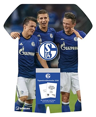 Schalke 04 Tagesabreißkalender 2018 - Fußballkalender, Schalke 04 Kalender - 24 x 30 cm