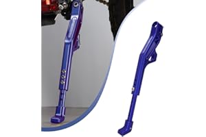 JFG RACING Motorrad Ständer,Verstellbarer Motorrad Seitenstaender Fußstütze Parkbeinstütze Staender Hinterrad für Sur Ron Light Bee S/X Segway X160/X260-Blau