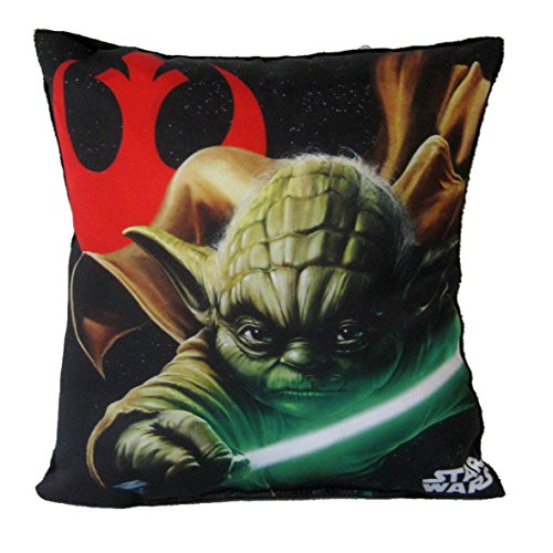 Preisvergleich Produktbild Evolukids Star Wars Kissen - Yoda [30 x 30cm]