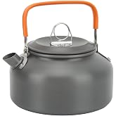 Al&uuml;minyum 800 ml Kulplu Kamp &Ccedil;aydanlığı Hızlı Su Isıtma Demlik Demliği cin938