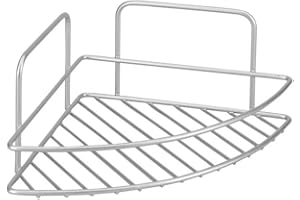 Metaltex Reflex-Rinconera, 1 Piso, 11 x 23 x 23 cm, Gris