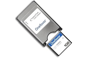 Onefavor Adaptateur Compact Flash vers PCMCIA Ata Adaptateur de Carte CF vers PC Adaptateur PCMCIA Ata pour Carte CF 2 (sans Carte CF)