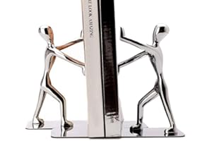 Tebery, Fermalibri in acciaio inossidabile, 1 coppia