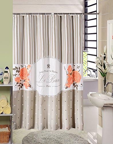 Polyester shower curtain_shower curtain flat-screen printers shower curtain polyester wc stamp ,180*200 bath