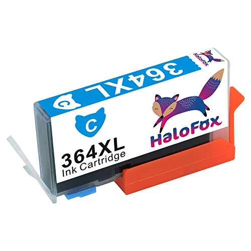 HaloFox 5 Tintenpatronen 364XL Combo Multipack 364 XL Hohe Ausbeute Druckerpatronen Kompatibel für HP DeskJet 3520 3070A OfficeJet 4620 Photosmart 5510 5514 5515 5520 5524 5525 6510 6520 7510 7520 e-All-in-One Drucker Photosmart Plus B209a C5380 C6380 All-in-One Drucker Photosmart D5460 B010a Premium C310a - 3