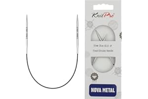 KnitPro - Agujas Circulares Nova Metal (25cm, 3.00) - 1 Unidad