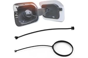KEMUZ 2 Stück Kraftstofftank Linie,Tankdeckel Halteband,Tankverschluss Kabel Ersatz Für Bmw E46 E90 E60 E39 E61 E91 F11 F31, Mini Cooper R55 R56 R57 16117193372 Tankdeckelleitung Gummiband