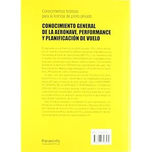 Conocimiento general de la aeronave. Performance y planificación de vuelo