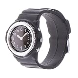 Sharplace 1:6 Miniatur Schwarze Uhr Armbanduhr Für 12' Soldat Action Figuren Körper DIY Zubehör - # A