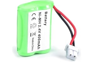 SHAWOROCE Pilas compatibles con Alcatel Vision, Vision Duo, Origin Teléfono inalámbrico Logicom Retro 70 Essentiel B 8001496 TSF DECT Phone 400 mAh 2,4 V NI-MH recargable