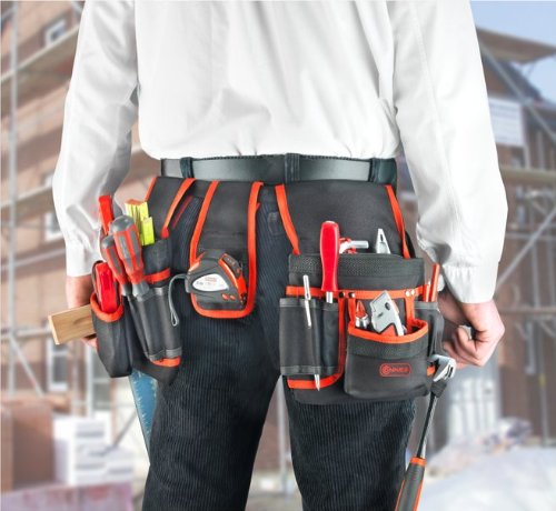 Connex COX952056 Werkzeuggürtel mit 2 Taschen a 8 Fächer - 2