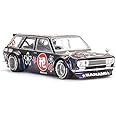 Truescale Miniatures True Scale Model Car Compatible with Datsun KAIDO 510 Wagon Hanami V3 Magic Purple Limited Edition 1/64 Diecast Model Car Kaido House KHMG114