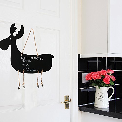 Mini Sheep Reindeer Blackboard Chalkboard Message Board Signs for Kids Crafts Wedding Party, Rope String Hanger Board Hanging Display Kitchen Shop Home Message Reminder,2PCS reviews Mini Sheep Reindeer Blackboard Chalkboard Message Board Signs for Kids Crafts Wedding Party, Rope String Hanger Board Hanging Display Kitchen Shop Home Message Reminder,2PCS