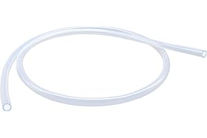 Tuyau en silicone de 2 mm ID x 4 mm OD - 1,5 mètres, LAVMHAB Tuyau de qualité alimentaire flexible en silicone transparent pour transfert de pompe