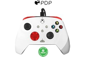 Pdp Rematch Xbox Filaire Manette Radial Blanc pour Xbox Series X|S, Xbox One, Licence Officiel