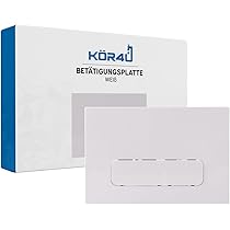 kör4u Betätigungsplatte für Geberit Spülkasten Sigma UP300, UP320