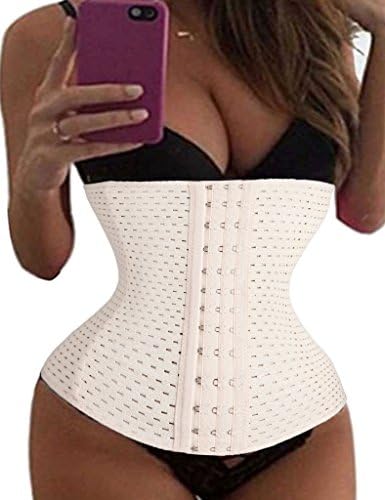 Vorcy Waist Trainer Corset Waist Glass Trainer Tummy Fat Burner Body Steel Boned Shaper Sport