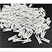 Produktbild Distinct® 20pcs Mini mehrfarbige hölzerne Kleidung-Foto-Papierklammer-Wäscheklammer-Fertigkeit-Klipps (weiß)