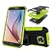 Produktbild urvoix für Galaxy S7, Hybrid Heavy Duty Dual Layer stoßfest Robuste Shell Grenade Grip Reifen Texturierte Schutzhülle mit ausklappbarem Ständer für Samsung Galaxy S7 G930 (nicht s7edge)