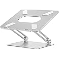BoYata Laptop Ständer, Aluminium Höhenverstellbarer Belüfteter Laptophalter, Notebook Stand Kompatibel für Laptop (10-17 Zoll
